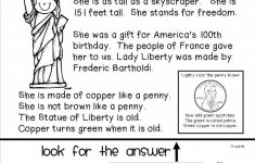 Free Printable Reading Comprehension Worksheets For Kindergarten – Free Printable Ela Worksheets