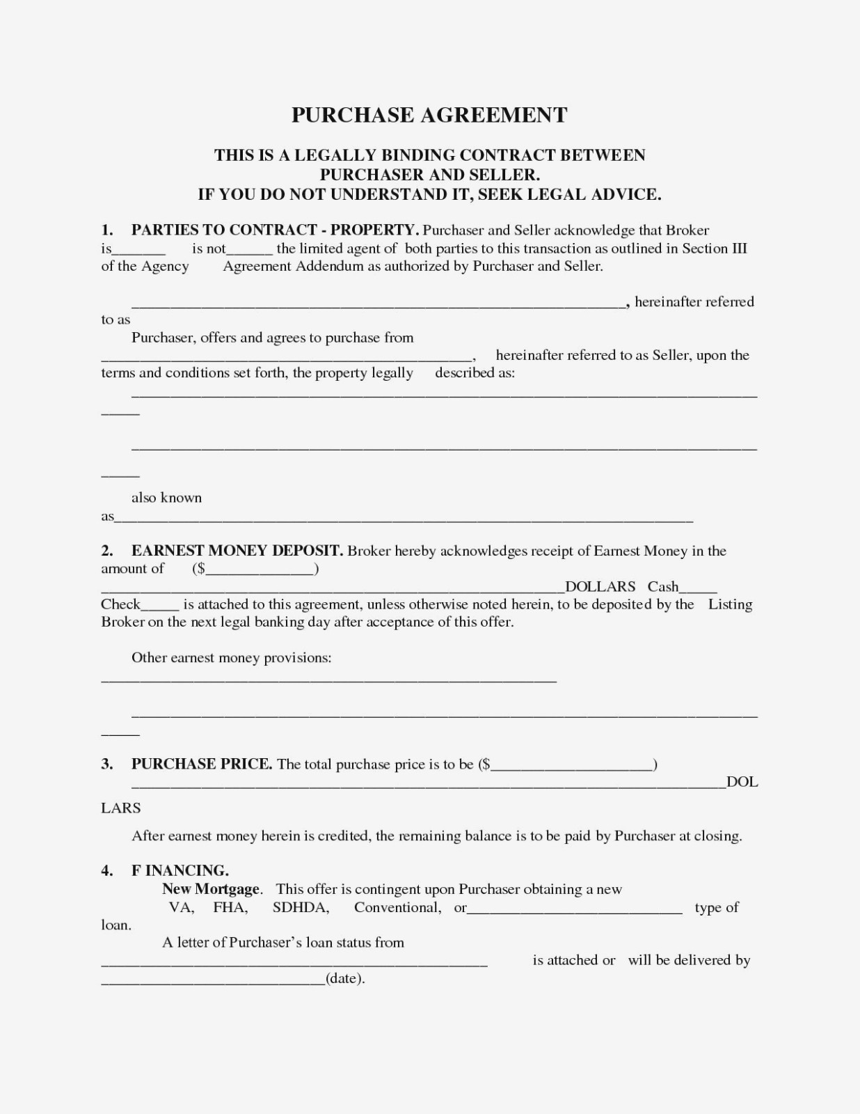 Free Printable Real Estate Assignment Contract Form #11 – Free - Free Printable Real Estate Forms