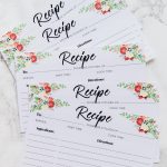 Free Printable Recipe Cards! My Gift To You – Jessica In The Kitchen – Free Printable Recipe Cards