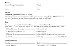 Free Printable Rental Lease Agreement Form Template | Bagnas – Free Printable Roommate Rental Agreement