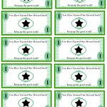 Free Printable Reward Bucks For Kids: Money Theme. I'm Using These   Free Printable Chore Bucks