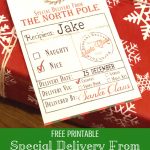 Free Printable Santa Gift Tags | Kids Christmas | Christmas Gift   Free Printable Gift Tags Personalized