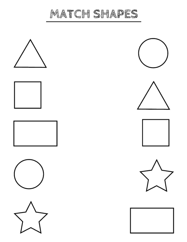 Free Printable Shapes Worksheets For Toddlers And Preschoolers - Toddler Learning Activities Printable Free