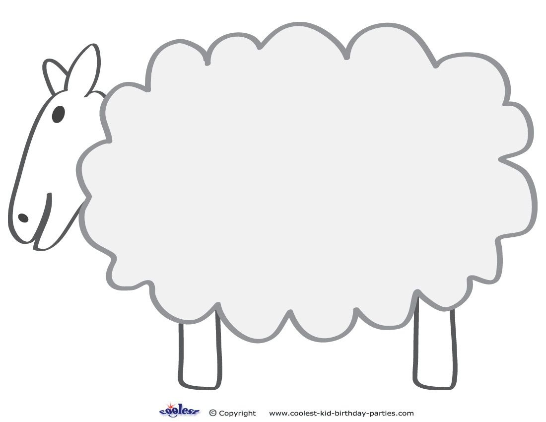 Free Printable Sheep Template | Colors And Things | Sheep Template - Free Printable Sheep Mask