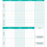 Free Printable Simple Weekly Budget Template Pdf Download   Free Budget Printable Template