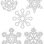 Free Printable Snowflake Templates Â€“ Large & Small Stencil   Free Printable Stencil Patterns