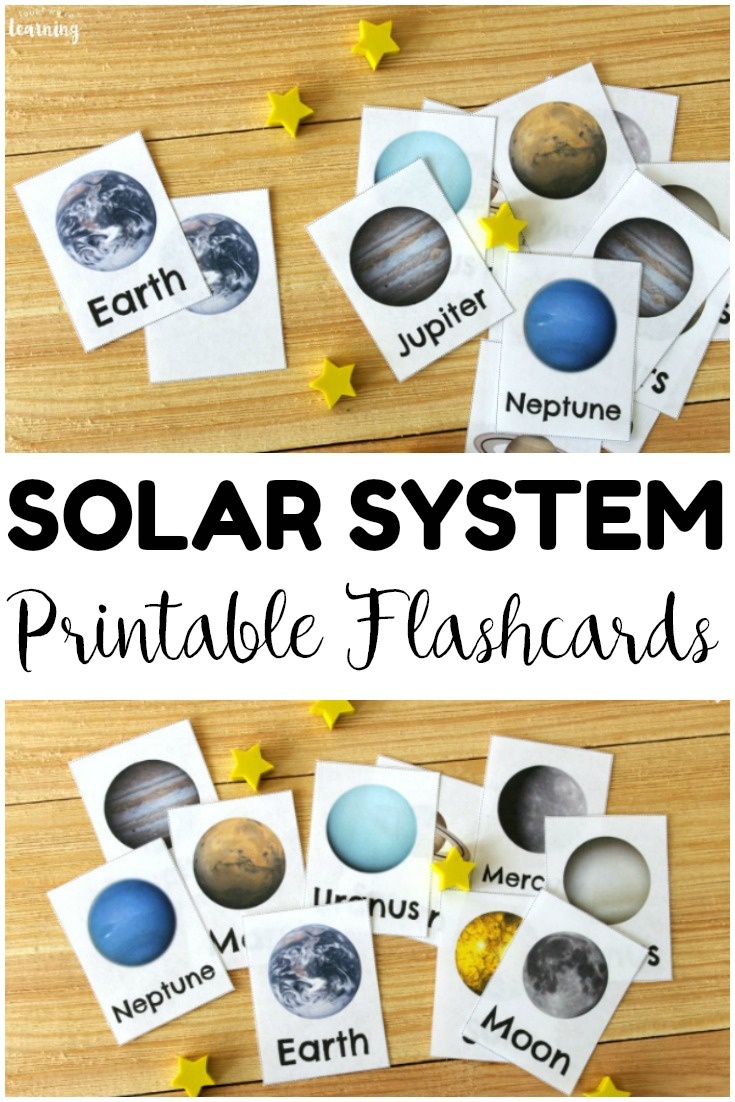 Free Printable Solar System Flashcards - Look! We&amp;#039;re Learning! - Free Printable Solar System Flashcards