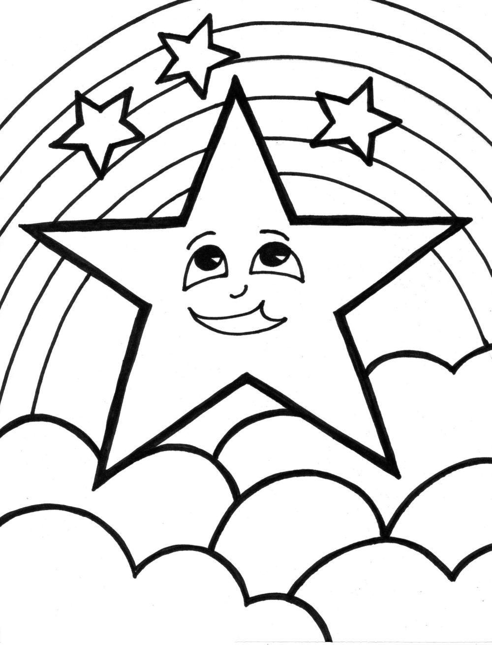 Free Printable Star Coloring Pages For Kids | Birthday Party Ideas - Free Printable Christmas Star Coloring Pages