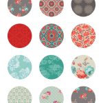 Free Printable Stickers Floral Labels | Printable Stickers | Free   Free Printable Cabochon Templates