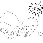 Free Printable Superhero Coloring Sheets For Kids   Crazy Little   Free Printable Superhero Coloring Pages