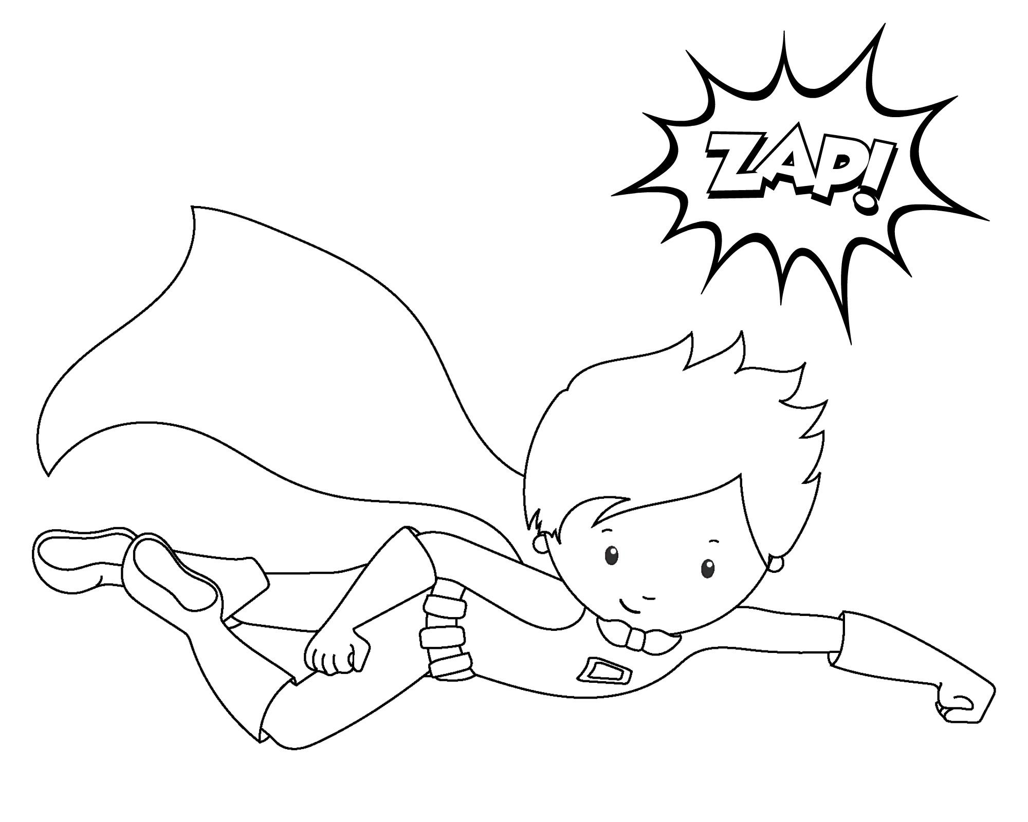 Free Printable Superhero Coloring Sheets For Kids - Crazy Little - Free Printable Superhero Coloring Pages