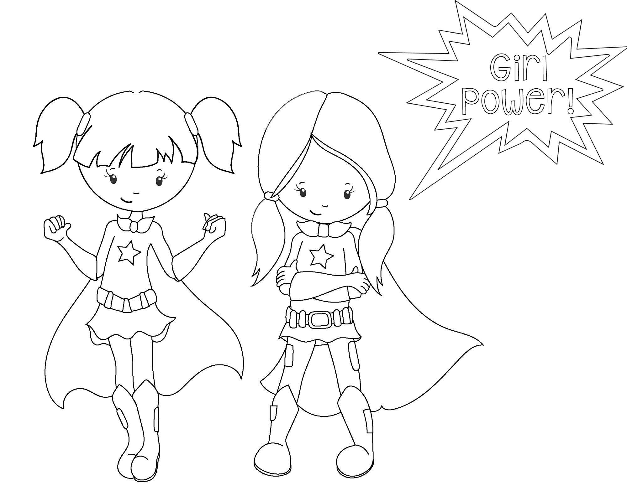 Free Printable Superhero Coloring Sheets For Kids - Crazy Little - Free Printable Superhero Coloring Pages