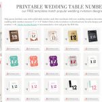 Free Printable Table Numbers 1 30 (84+ Images In Collection) Page 2   Free Printable Table Numbers 1 30