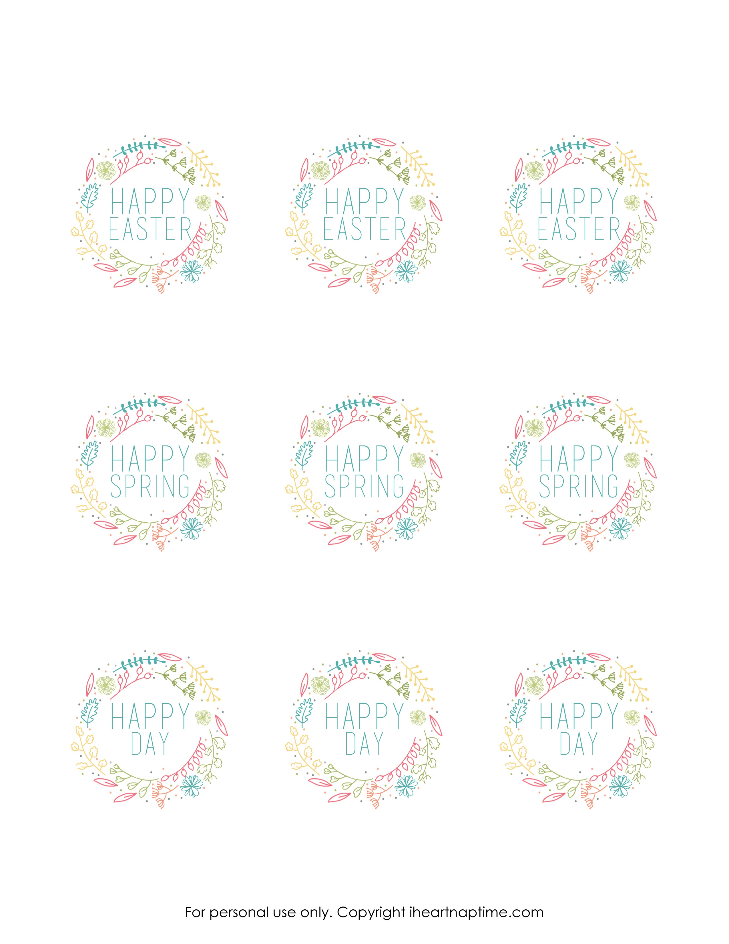 Free Printable Tags Free Printable Labels Lovely Free Spring - Free Printable Tags