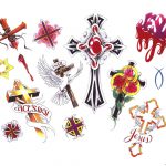 Free Printable Tattoo Flash | Cross Tattoos Designs   Free Cross   Free Printable Cross Tattoo Designs