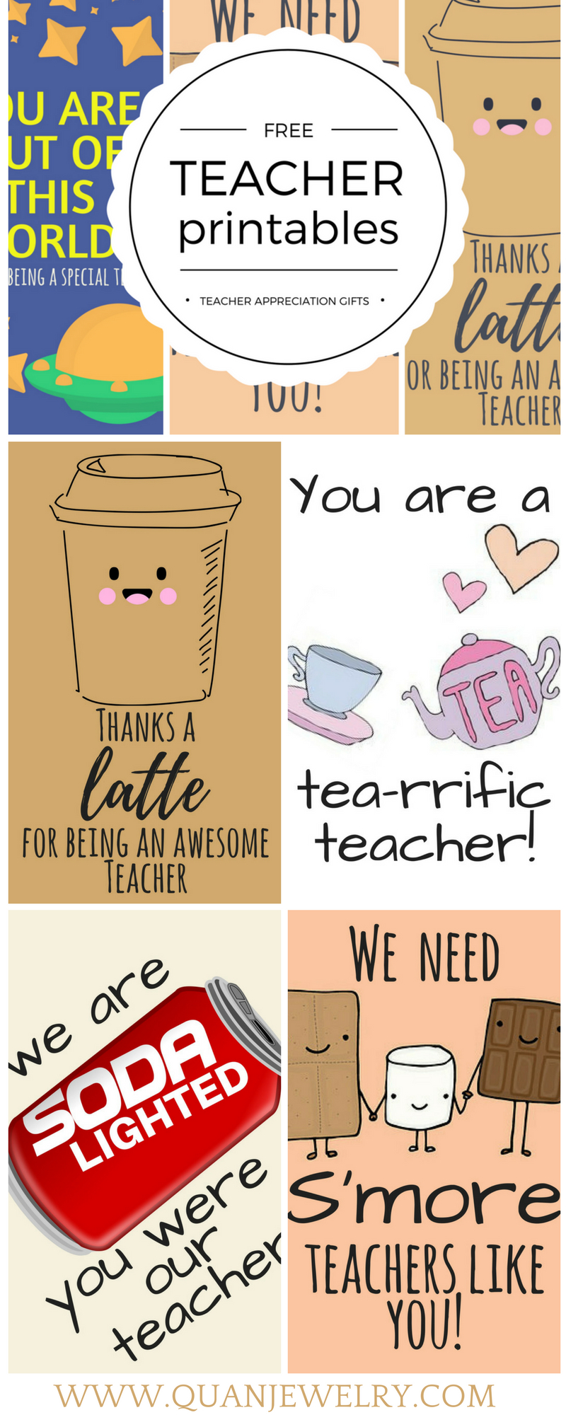 Free Printable Teacher Appreciation Thank You Cards | ✽ Back To - Free Teacher Appreciation Week Printable Cards