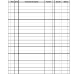 Free Printable Template Chores | Free Printable Check Register   Free Printable Transaction Register