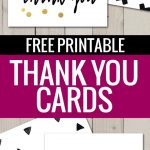 Free Printable Thank You Cards | Freebies | Free Thank You Cards   Free Printable Custom Thank You Cards