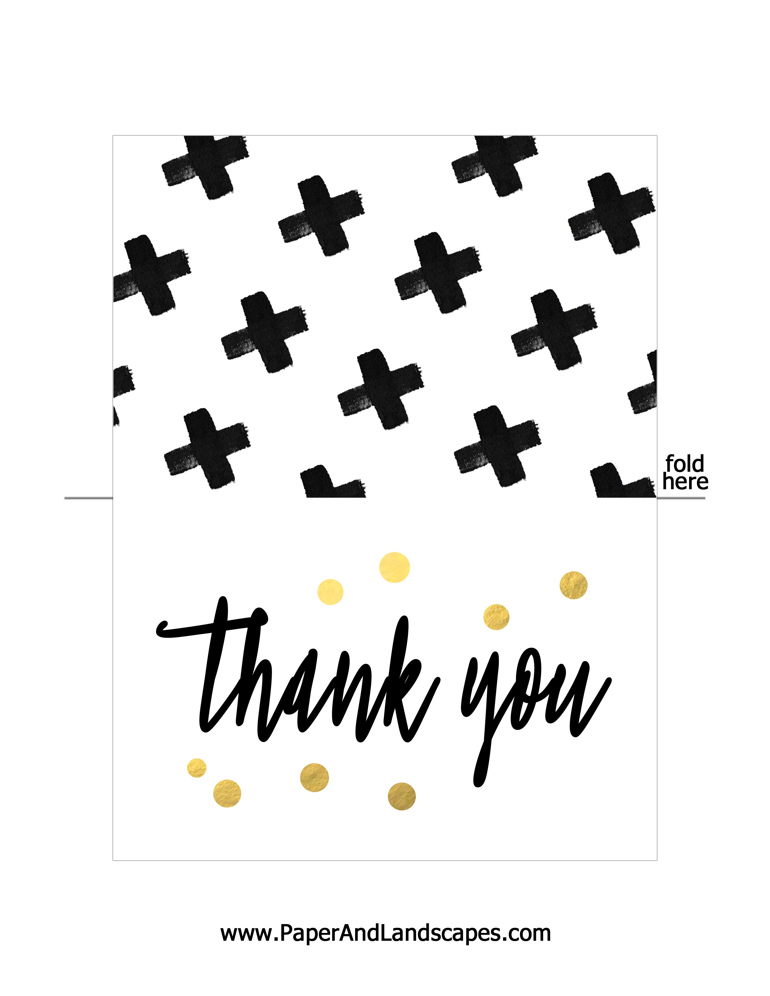Free Printable Thank You Cards - Paper And Landscapes - Free Printable Custom Thank You Cards