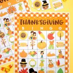 Free Printable Thanksgiving Bingo Cards   Happiness Is Homemade   Free Printable Thanksgiving Images