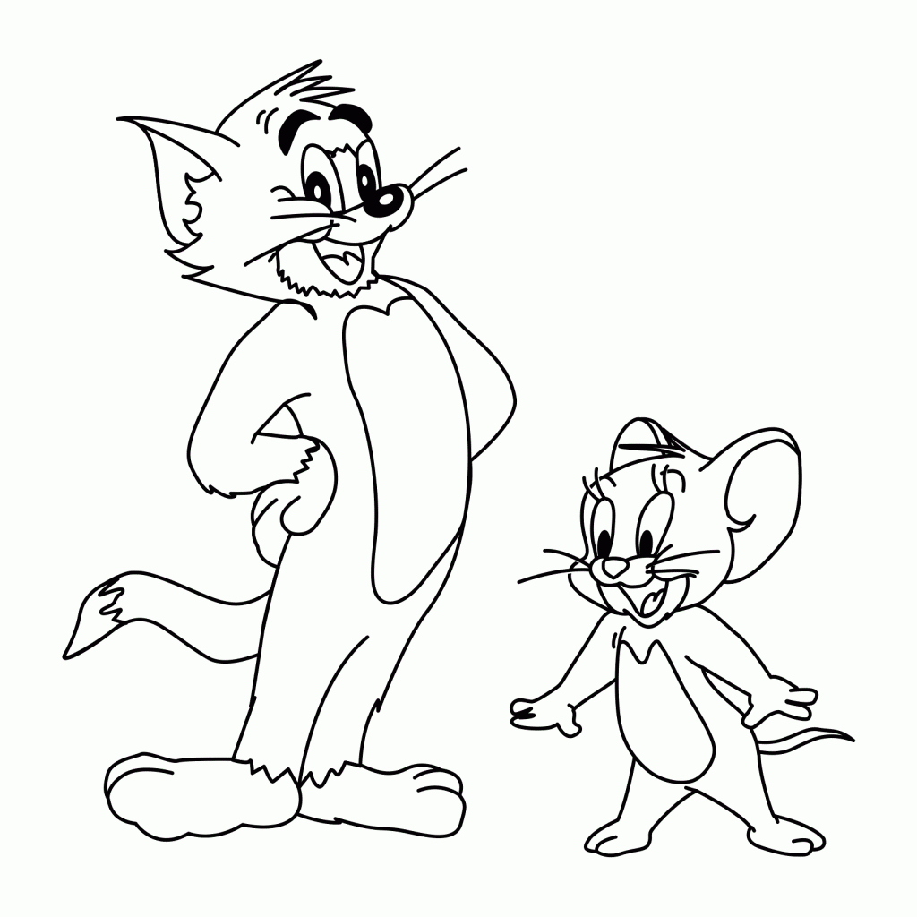 Free Printable Tom And Jerry Coloring Pages For Kids | Patterns - Free Printable Tom And Jerry Coloring Pages