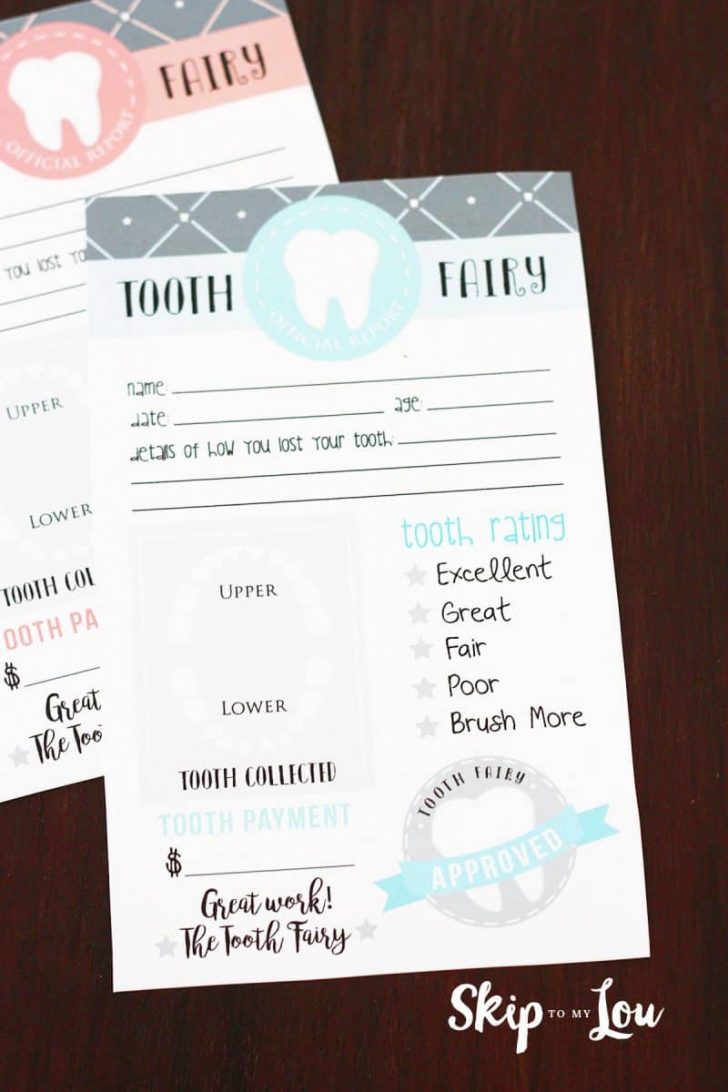 Free Printable Tooth Fairy Letter And Envelope