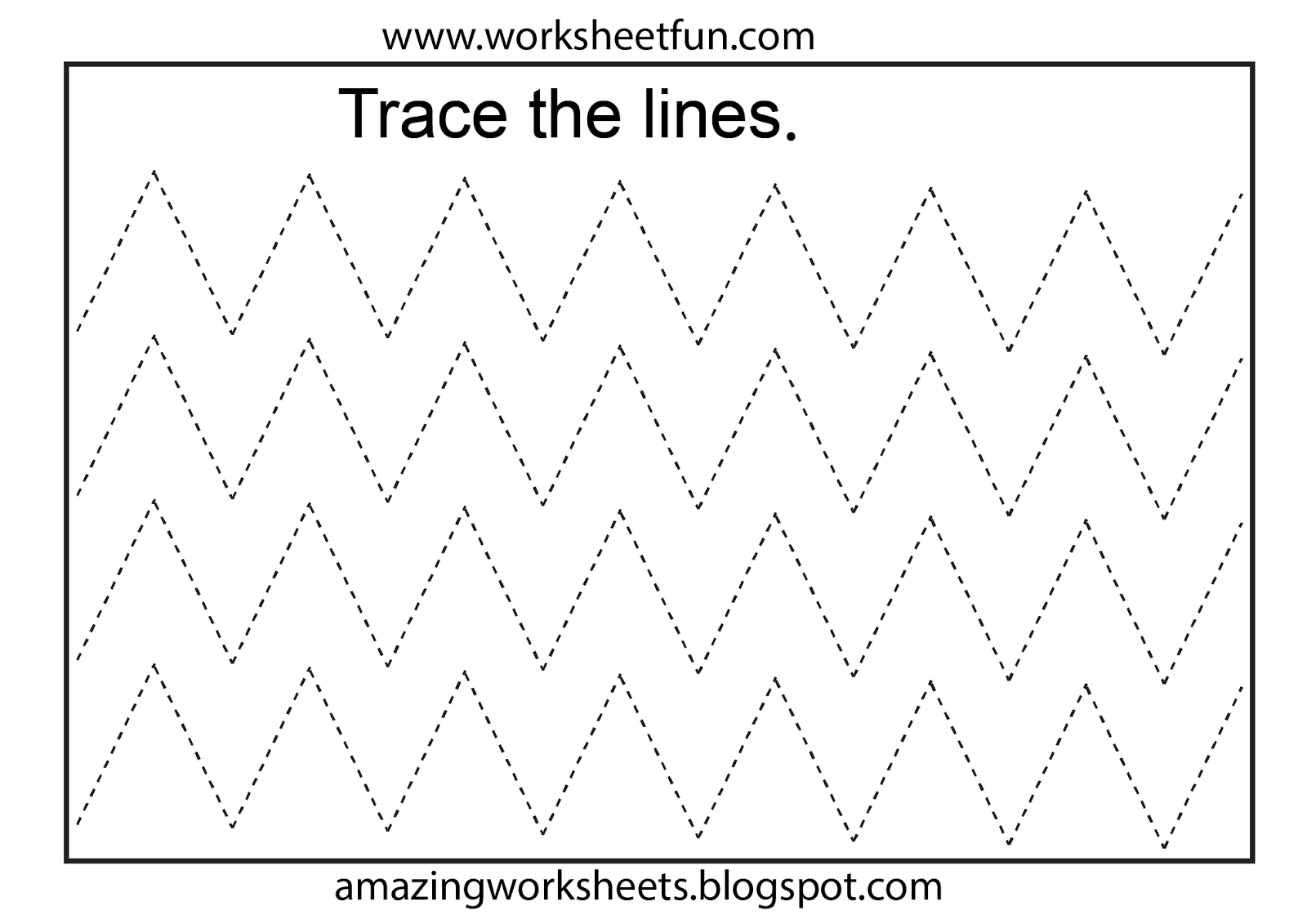 Free Printable Tracing Worksheets Preschool | Preschool Worksheets - Free Printable Tracing Worksheets