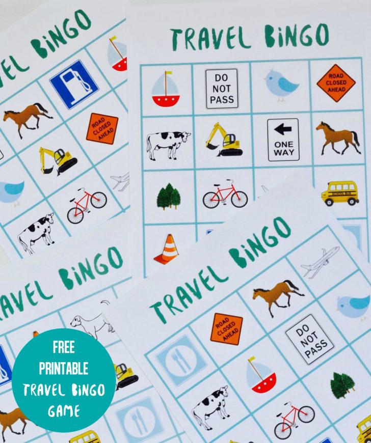 Free Printable Car Bingo