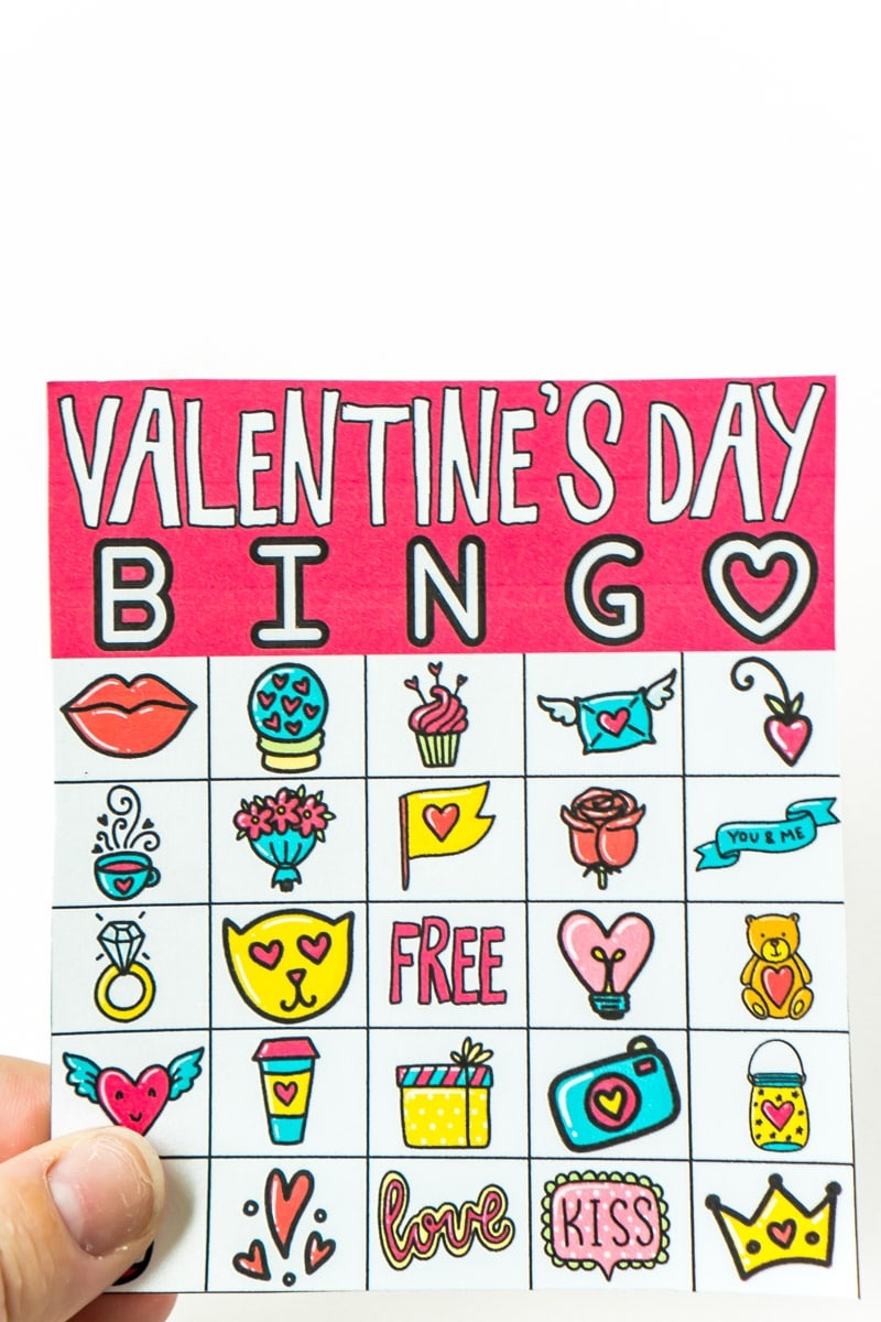Free Printable Valentine Bingo Cards For All Ages - Play Party Plan - Free Printable Valentines Bingo