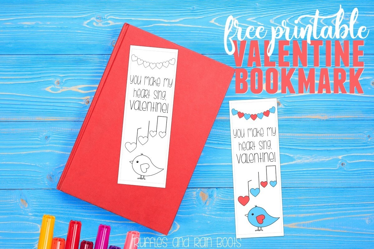 Free Printable Valentine Bookmark - Free Printable Valentine Bookmarks