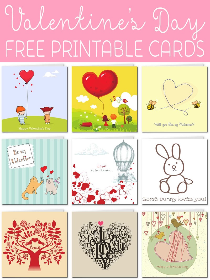 Free Printable Valentine Cards - Free Printable Valentines Day Cards For Her