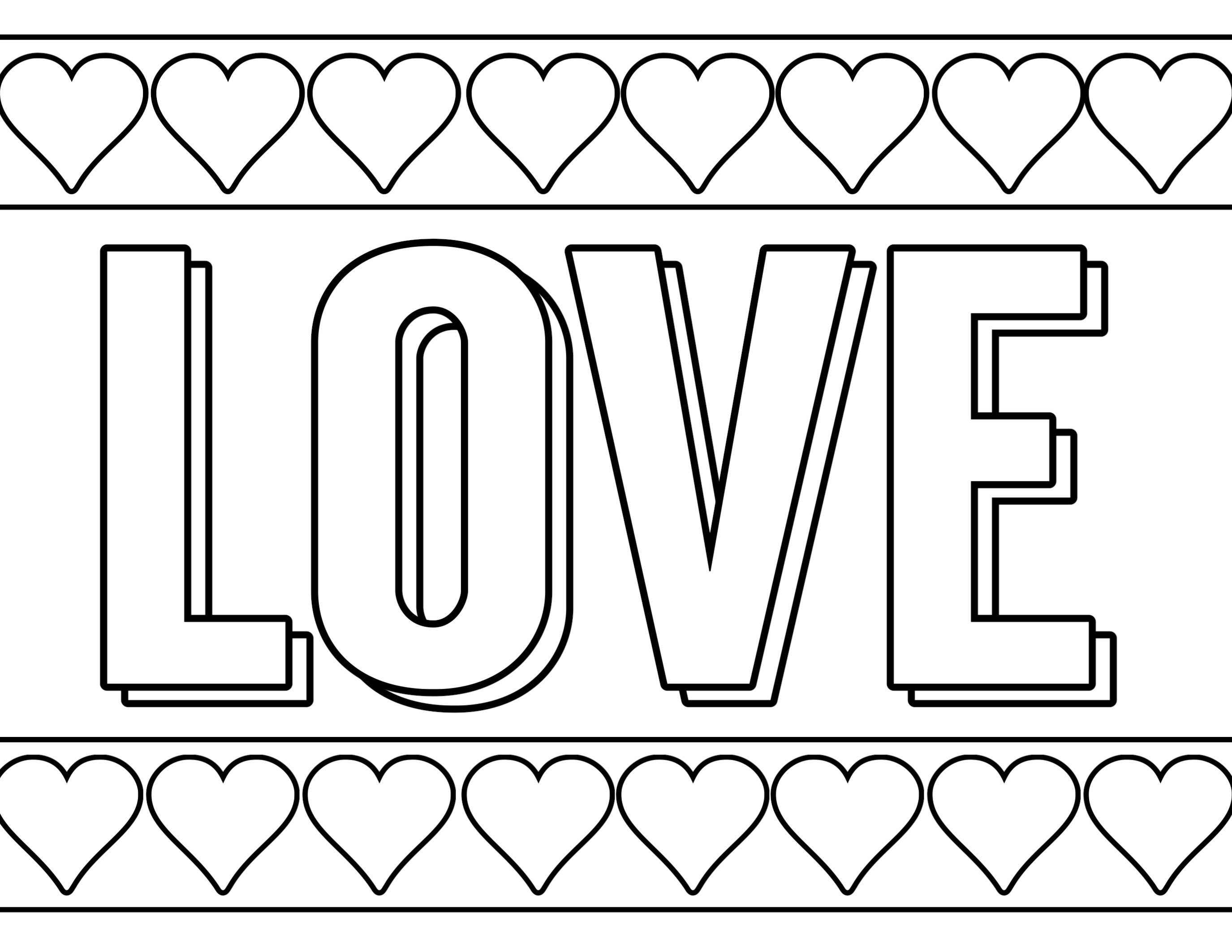 Free Printable Valentine Coloring Pages - Paper Trail Design - Free Printable Valentines Day Coloring Pages
