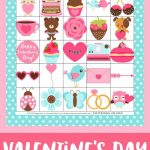 Free Printable Valentine's Day Bingo Cards   Happiness Is Homemade   Free Printable Valentines Bingo