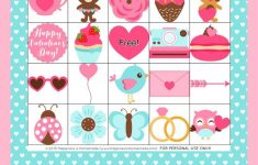 Free Printable Valentine's Day Bingo Cards – Happiness Is Homemade – Free Printable Valentines Bingo