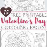 Free Printable Valentine's Day Coloring Pages For Adults And Kids   Free Printable Valentine Coloring Pages