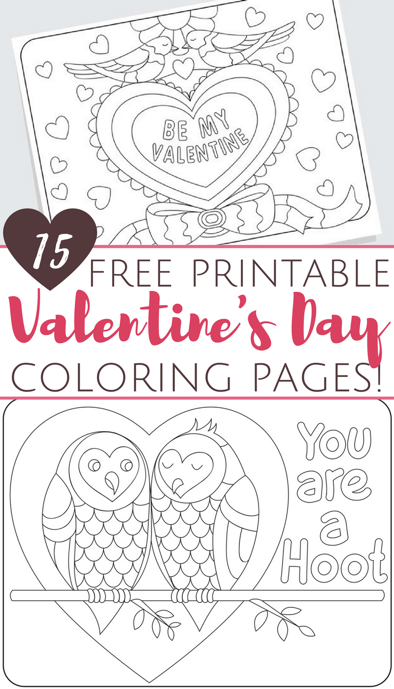 Free Printable Valentine&amp;#039;s Day Coloring Pages For Adults And Kids - Free Printable Valentine Coloring Pages