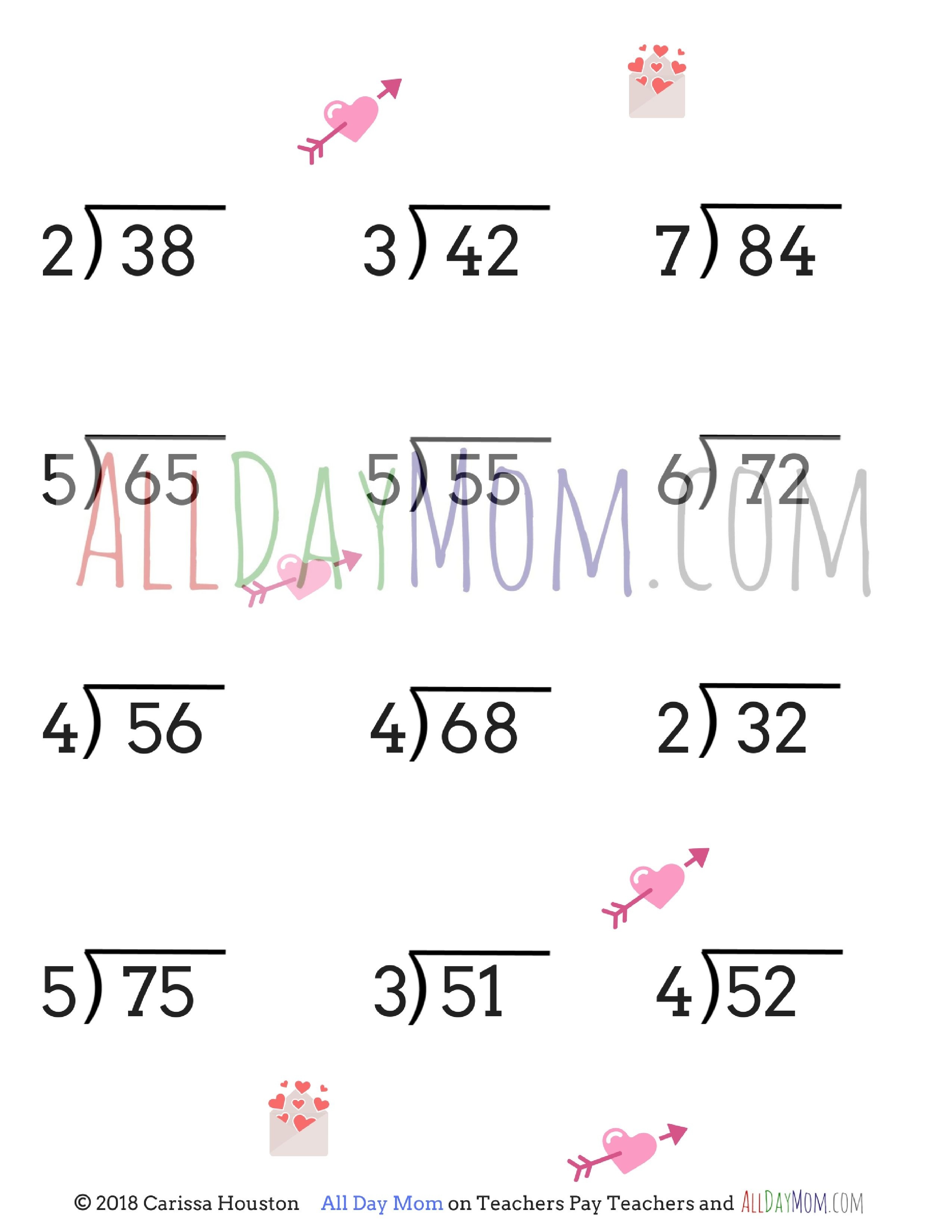 Free Printable Valentine&amp;#039;s Day Math Worksheets! | Homeschool Math - Free Printable Valentine Math Worksheets