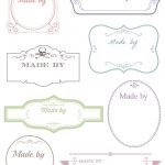 Free Printable Victorian Labels For Handmade Crafts | Printables   Free Printable Labels