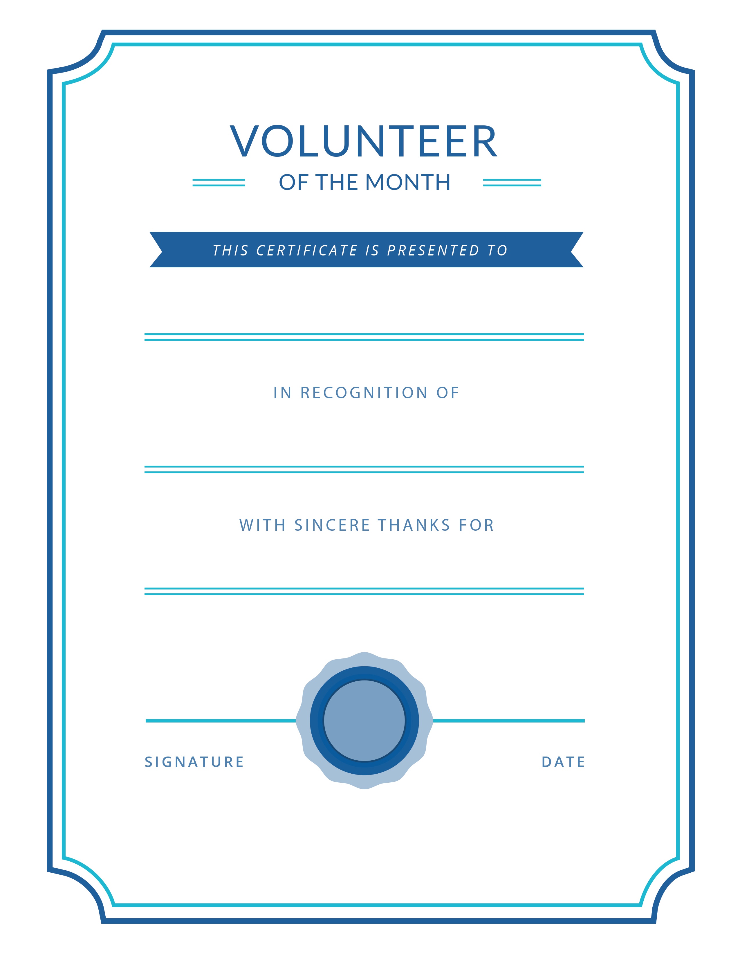 Free Printable Volunteer Appreciation Certificates | Signup - Free Printable Volunteer Certificates Of Appreciation
