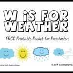 Free Printable Weather Activities For Kids | True Aim   Free Printable Weather Chart For Preschool