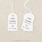 Free Printable Wedding Gift Tags Templates   Tutlin.psstech.co   Free Printable Wedding Thank You Tags