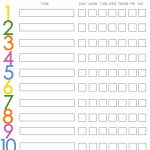 Free Printable Weekly Chore Charts   Free Printable Pictures For Chore Charts