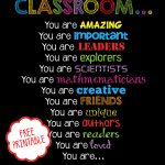 Free Printable   Welcome Back To School, Classroom Printable For   Free Printable Posters For Teachers