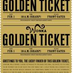 Free Printable Willy Wonka's Golden Ticket  Need To Have A Scrbd   Wonka Bar Wrapper Printable Free