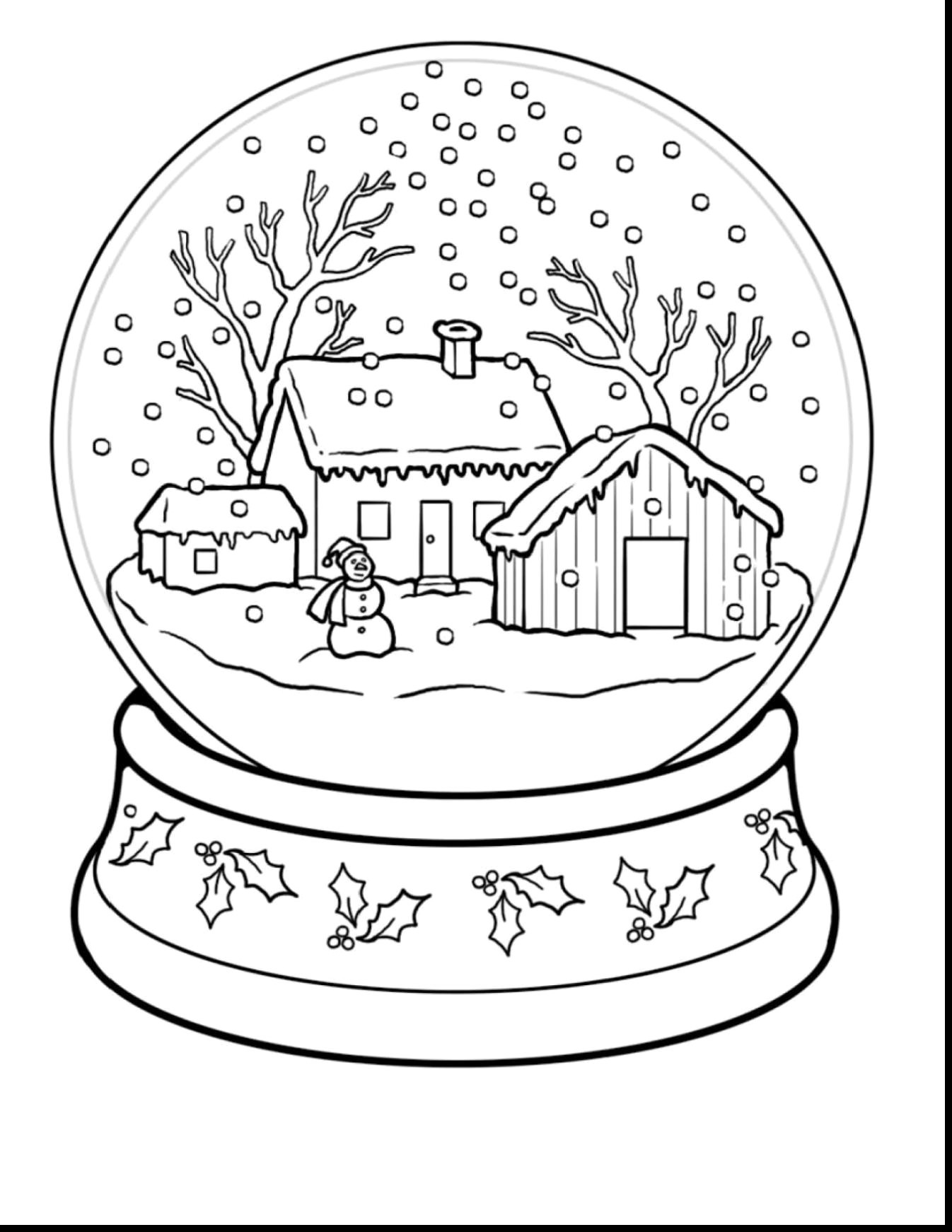 Free Printable Winter Coloring Pages Page Of Scene - Telematik - Free Printable Winter Coloring Pages
