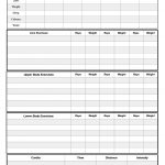 Free Printable Workout Logs: 3 Designs For Your Needs   Free Printable Fitness Log