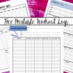 Free Printable Workout Logs: 3 Designs For Your Needs   Free Printable Fitness Log