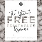 Free Printables • Free Wall Art Roundups • Little Gold Pixel   Free Printable Wall Posters