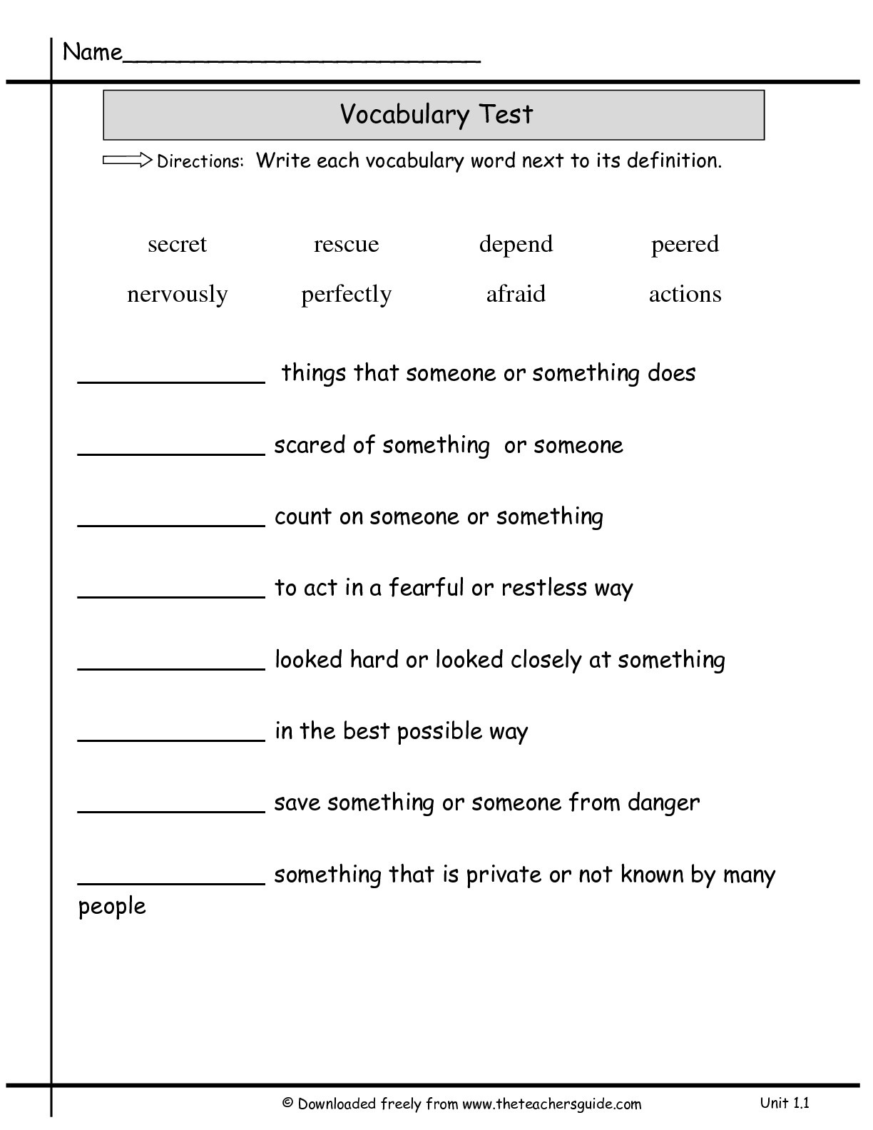 Free Quiz Template - Kaza.psstech.co - Free Printable Vocabulary Quiz Maker