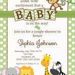 Free Safari Baby Shower Invitations   Google Search | Baby Shower   Free Printable Jungle Safari Baby Shower Invitations